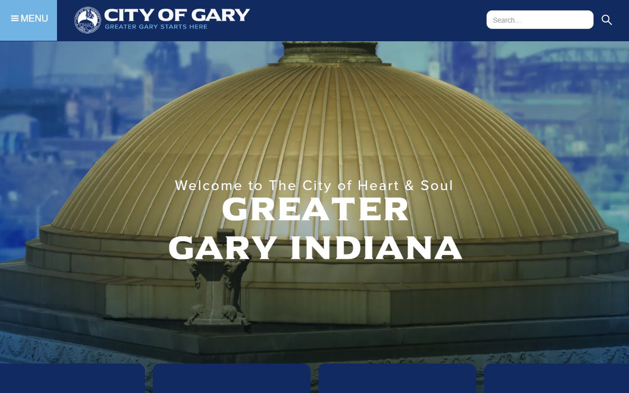 Gary city government phone directory website